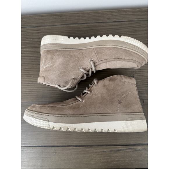 Dr Scholl's Get Hyped Comfort Lace Up Booties Suede Boots Tan Women’s Sz 8 - Picture 6 of 8